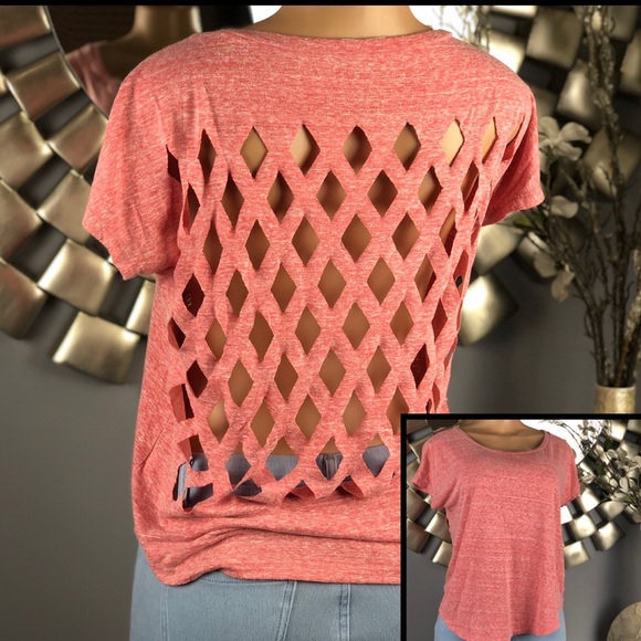 Tops - Diamond Back Cutout T-Shirt 💎